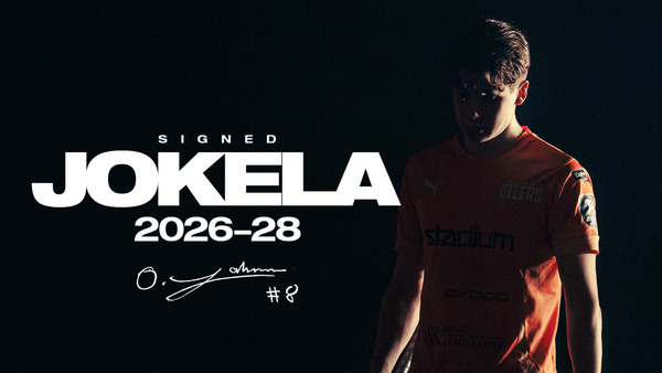 Olli Jokela ja Oilers kaksivuotiseen jatkosopimukseen!