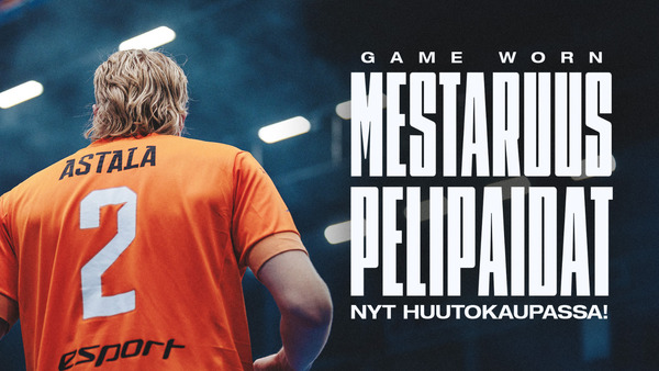 Game worn-mestaruuspaidat nyt hyväntekeväisyyshuutokaupassa