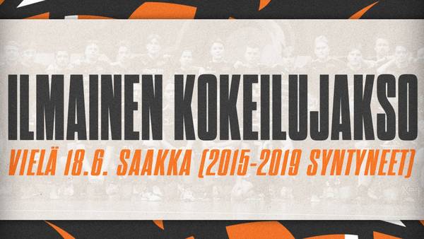 Ilmainen kokeilujakso vielä 2 viikkoa (2015-2019 syntyneet)!